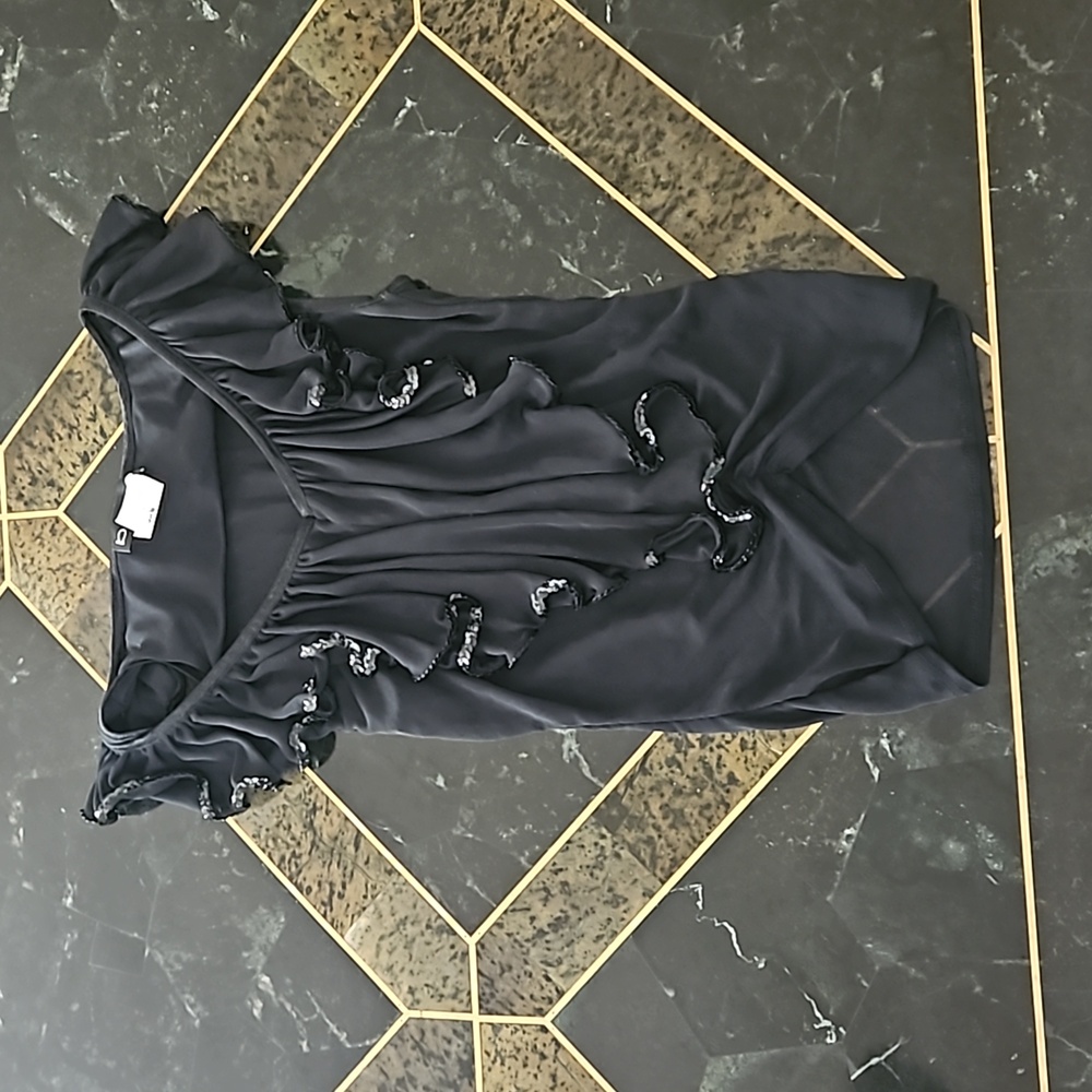Bebe black blouse